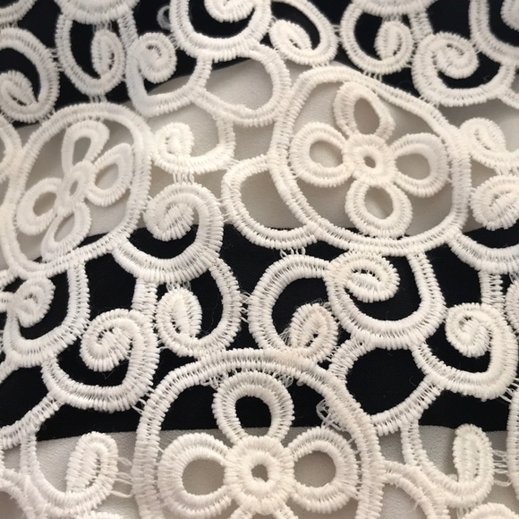 Adelyn Rae Lace Striped Dress - Picture 3 of 4